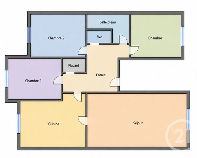Appartement F4 &agrave; vendre - 5 pi&egrave;ces - 91,64 m2 - Montigny Les Metz - 57 - LORRAINE